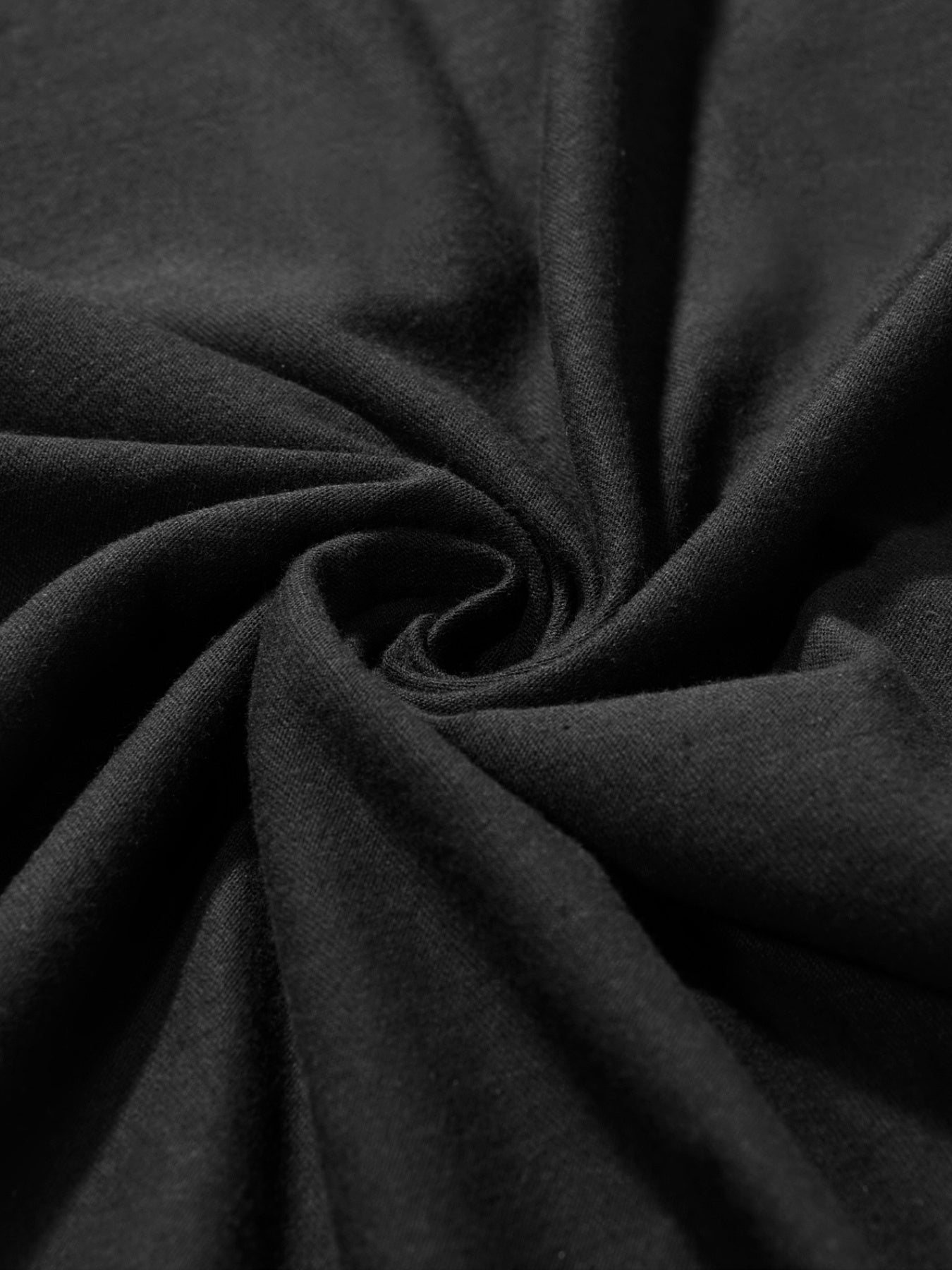 Black T-shirt It's Never Luck, It's Always God Comfortable Cotton Casual Round Neck Perfect for Outdoor Activities Casual Attire
